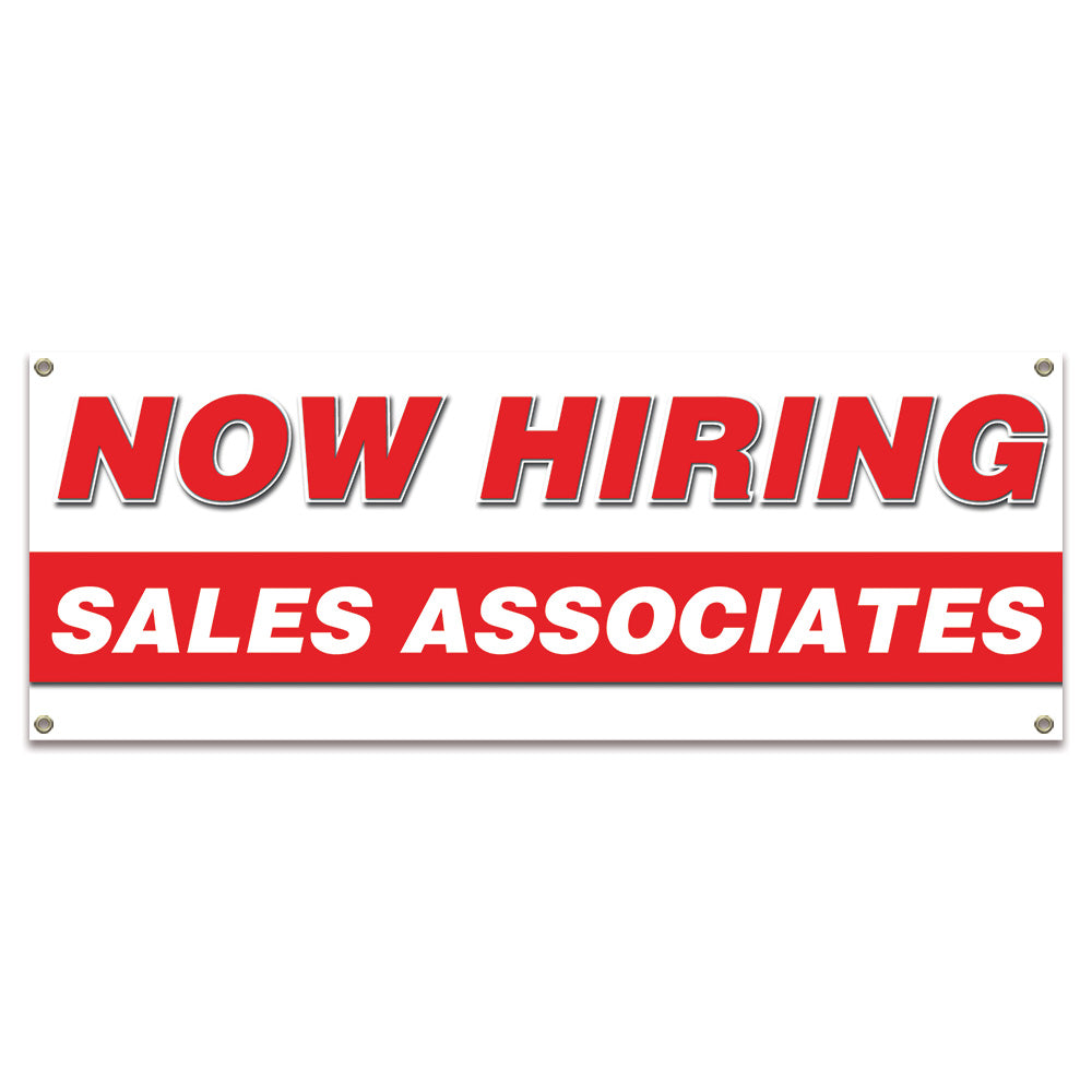 Now Hiring Sales Associates Banner