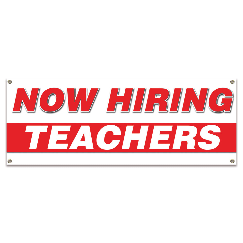 Now Hiring Teachers Banner