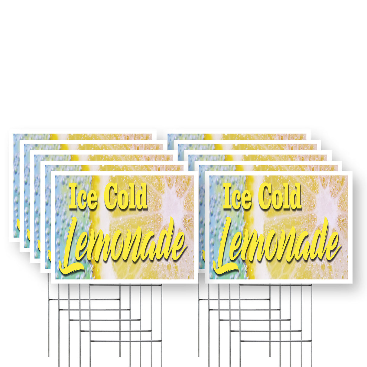 Iced Cold Lemonade