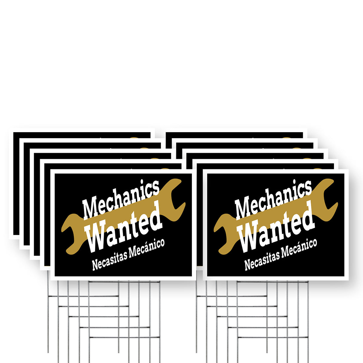 Mechanics Wanted English Spanish