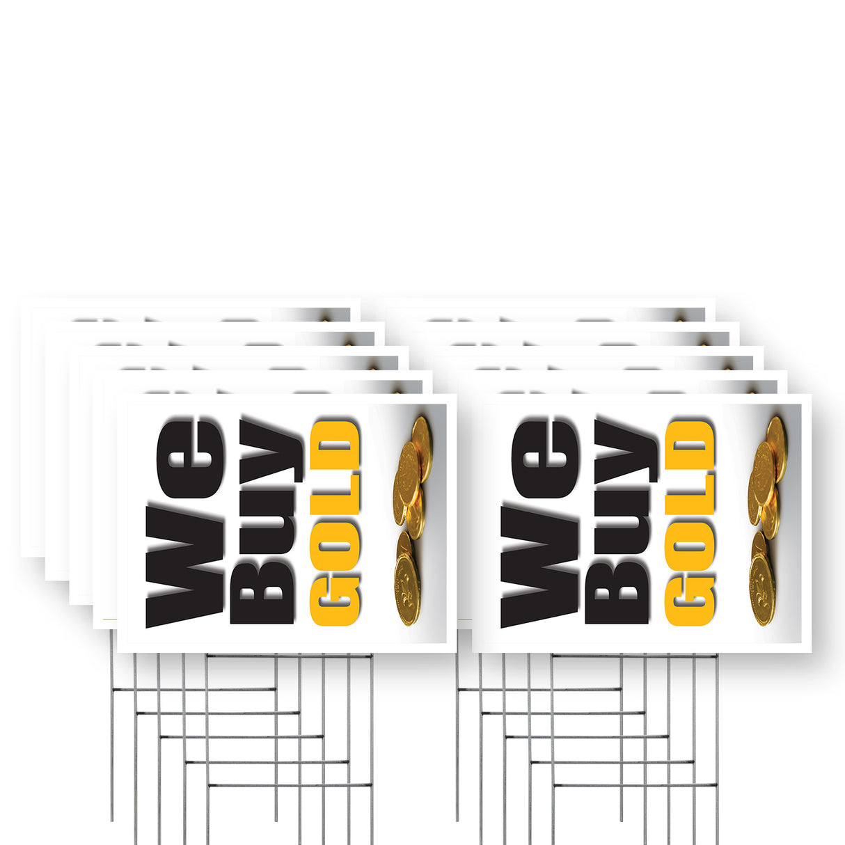 We Buy Gold Vertical