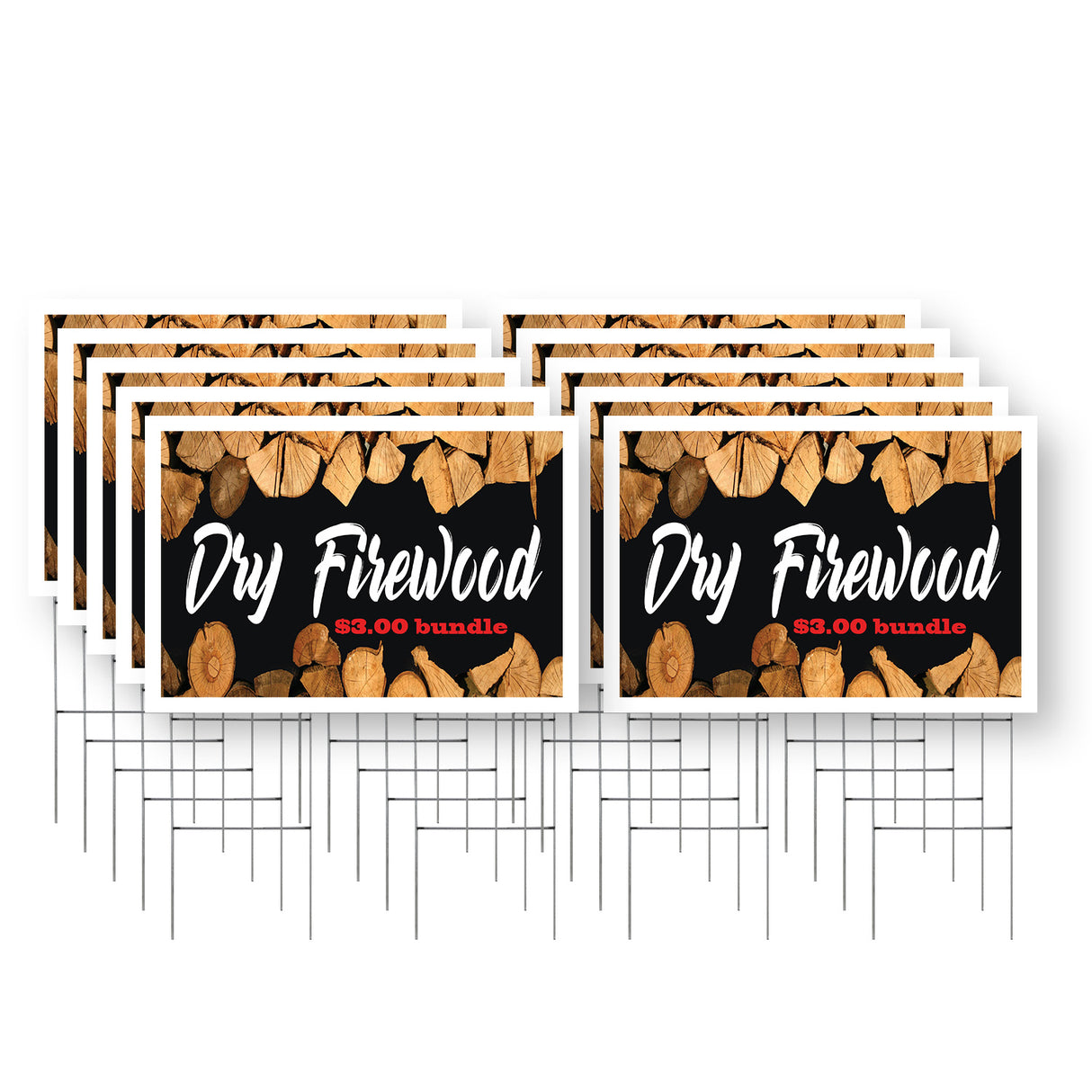 Dry Firewood $3.00 a Bundle