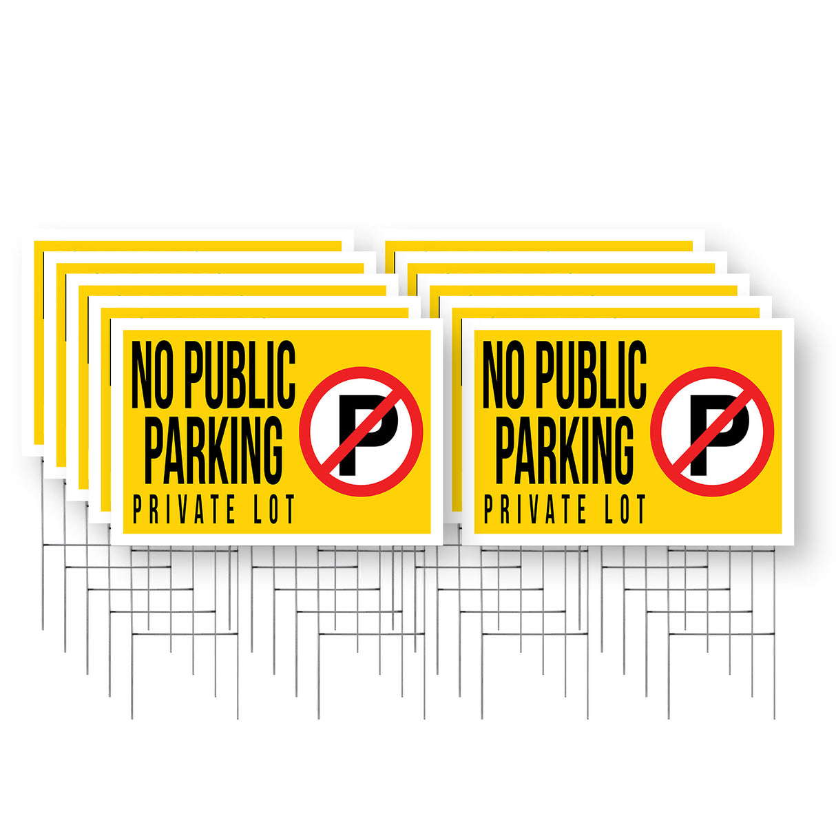 No Public Parking Private Lot