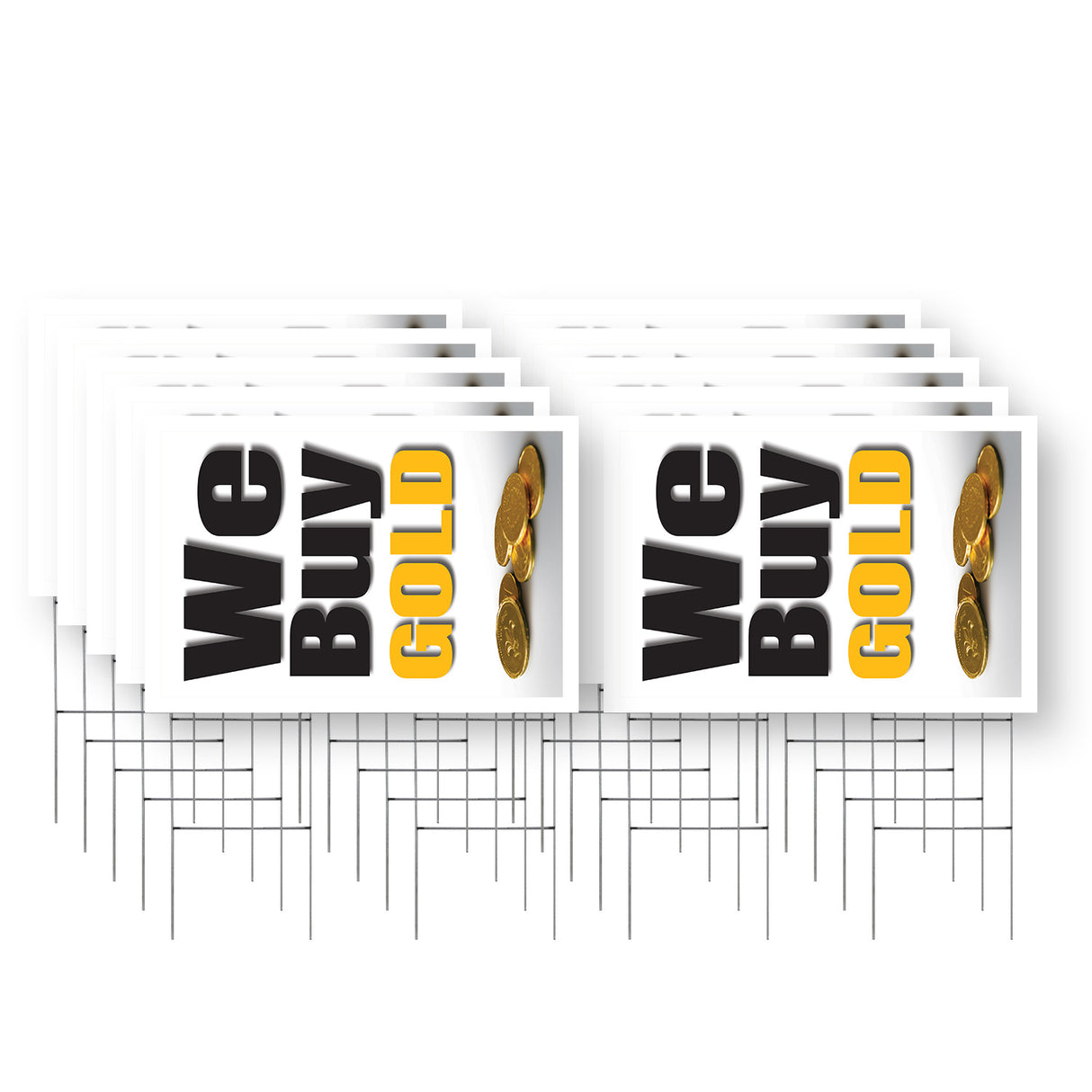 We Buy Gold Vertical