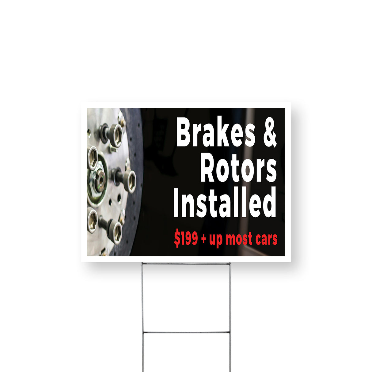 Brakes and Rotors Installed