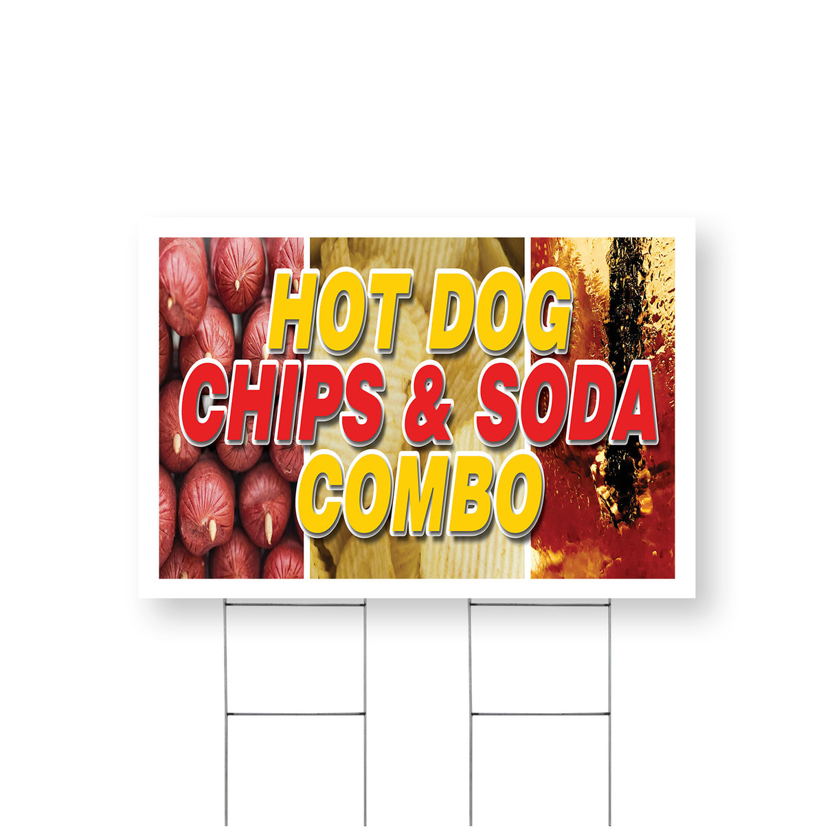 Hot Dogs Chips and Soda Combo