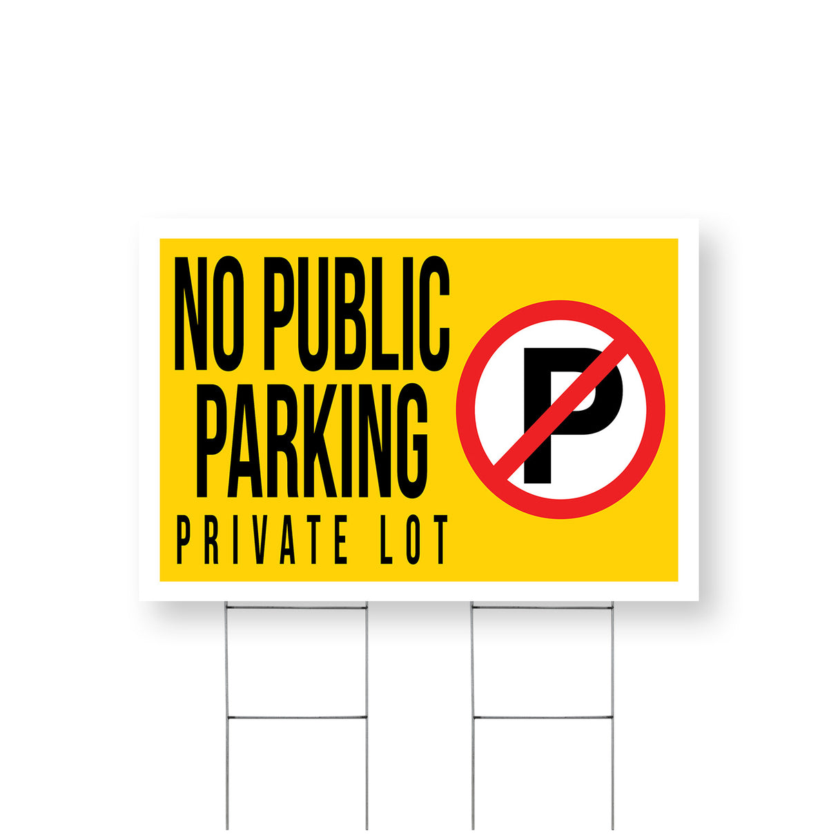 No Public Parking Private Lot
