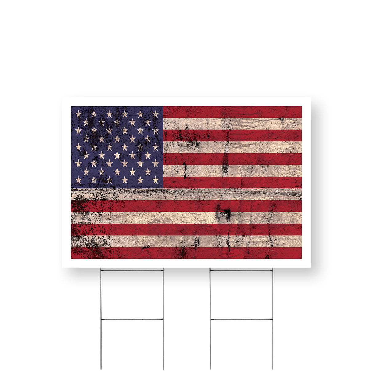 Rusty American Flag