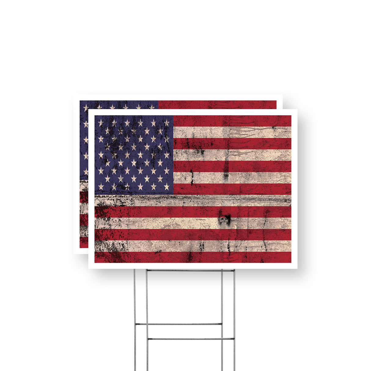 Rusty American Flag