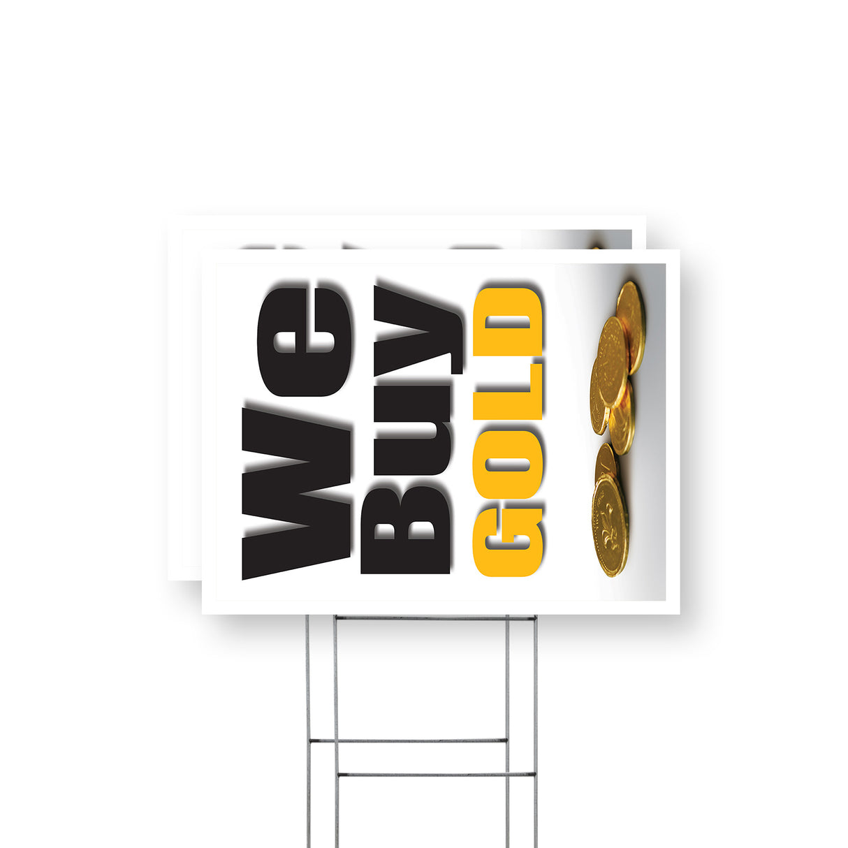 We Buy Gold Vertical