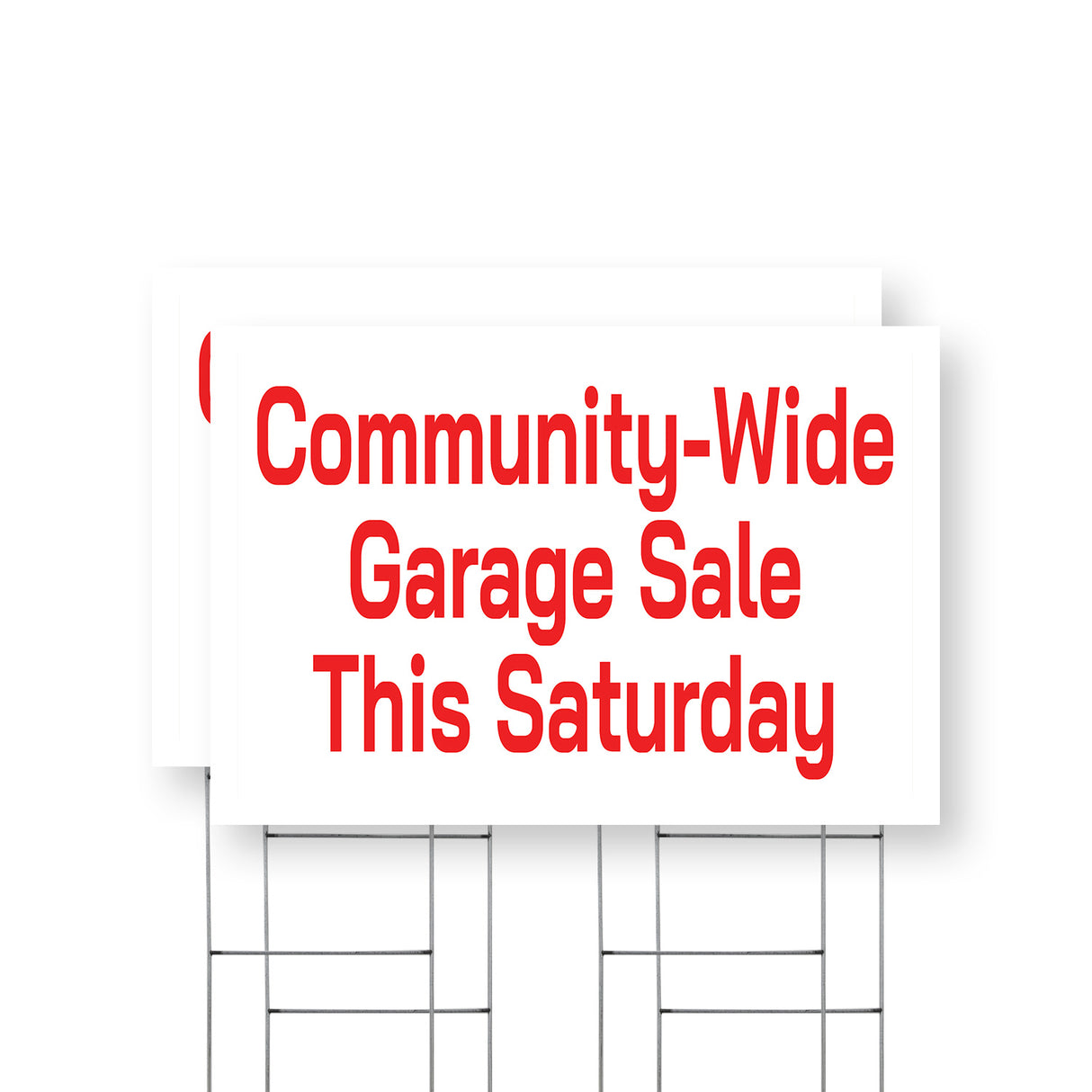 Community Wide Garage Sale This Saturday