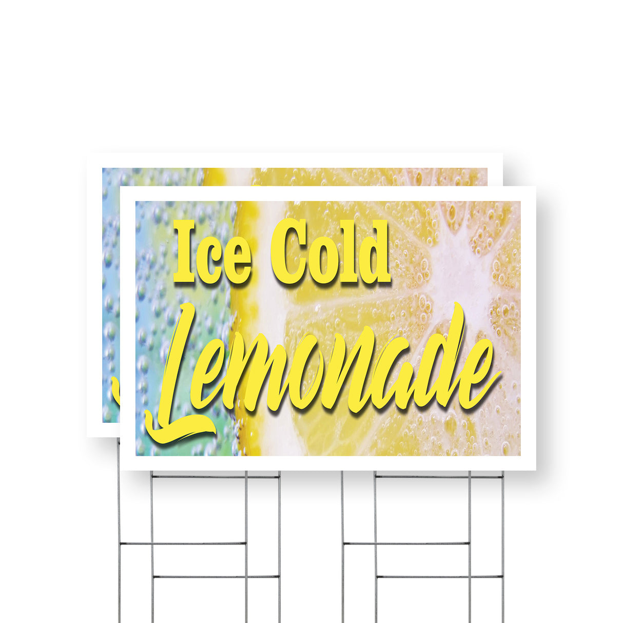 Iced Cold Lemonade