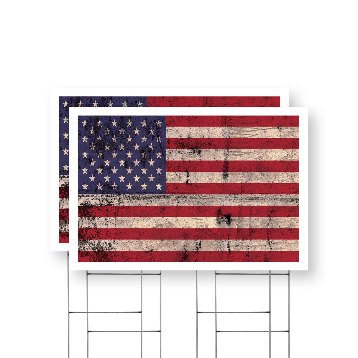Rusty American Flag