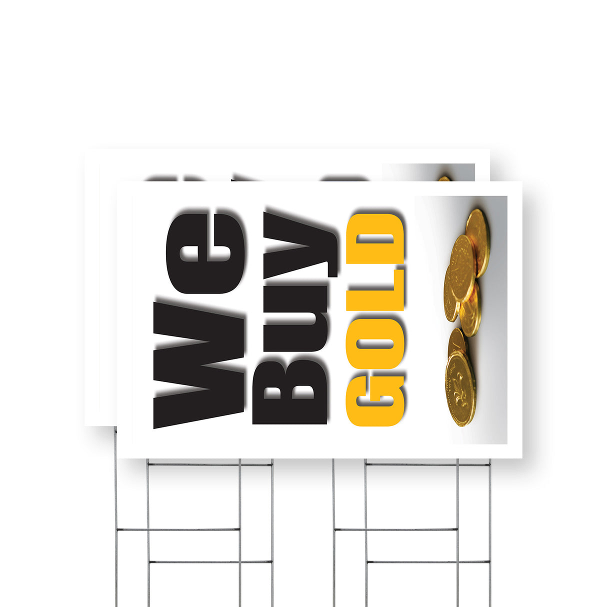 We Buy Gold Vertical