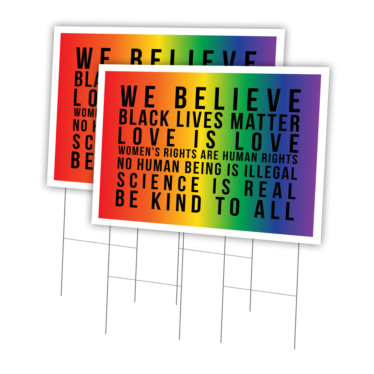 Black Lives Matter We Believe