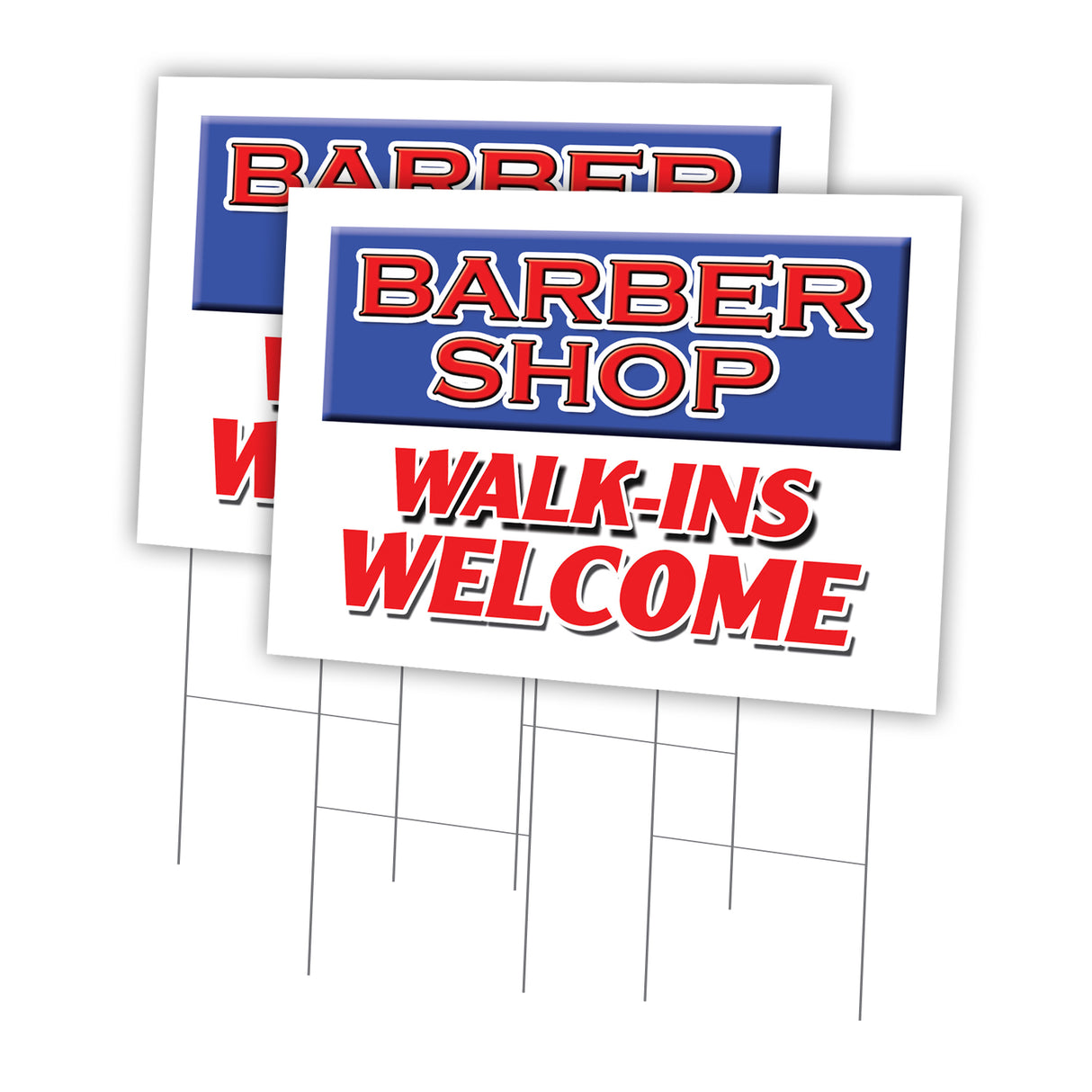 BARBER SHOP WALK-INS WELCOME