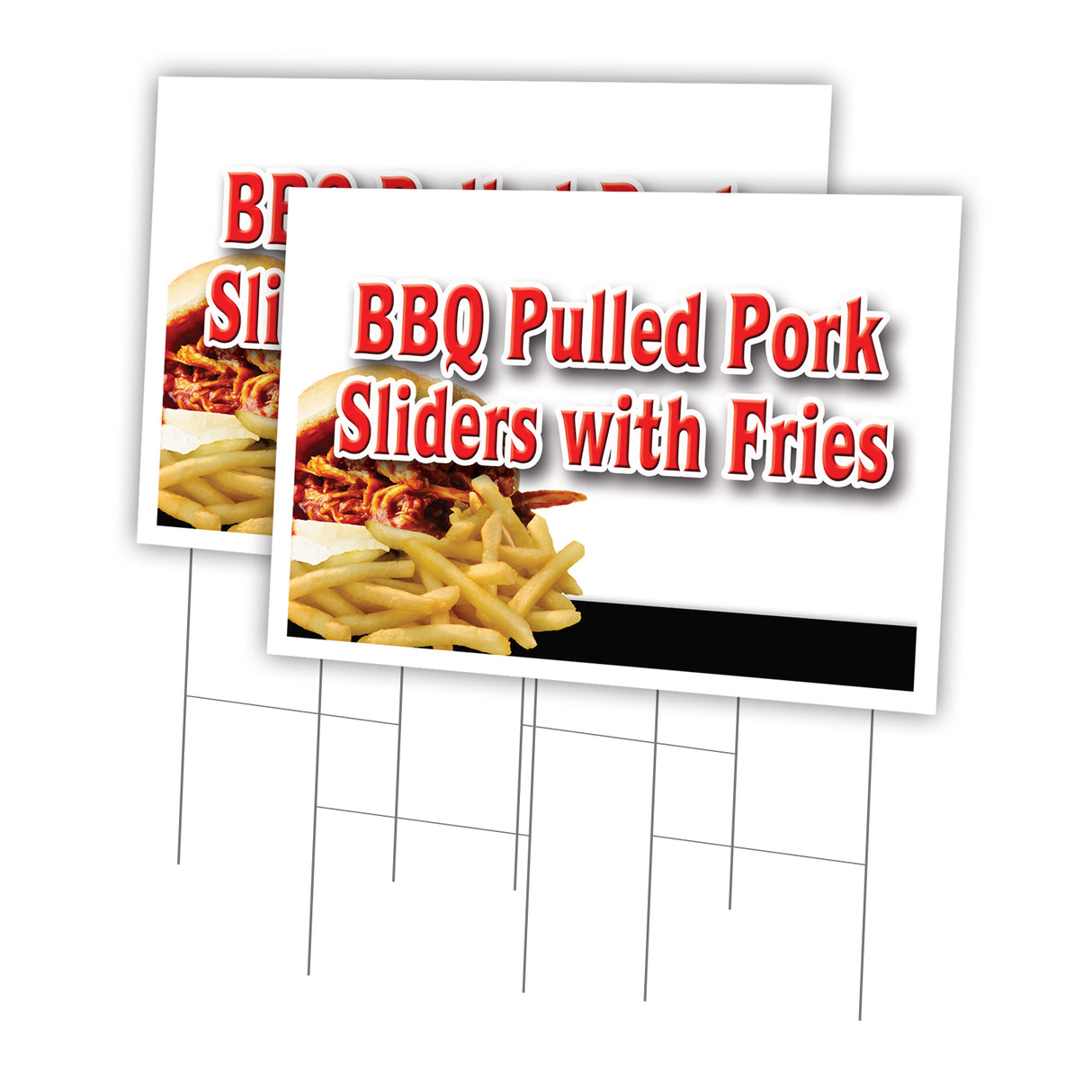 BBQ PULLED PORK SLIDERS FRIES
