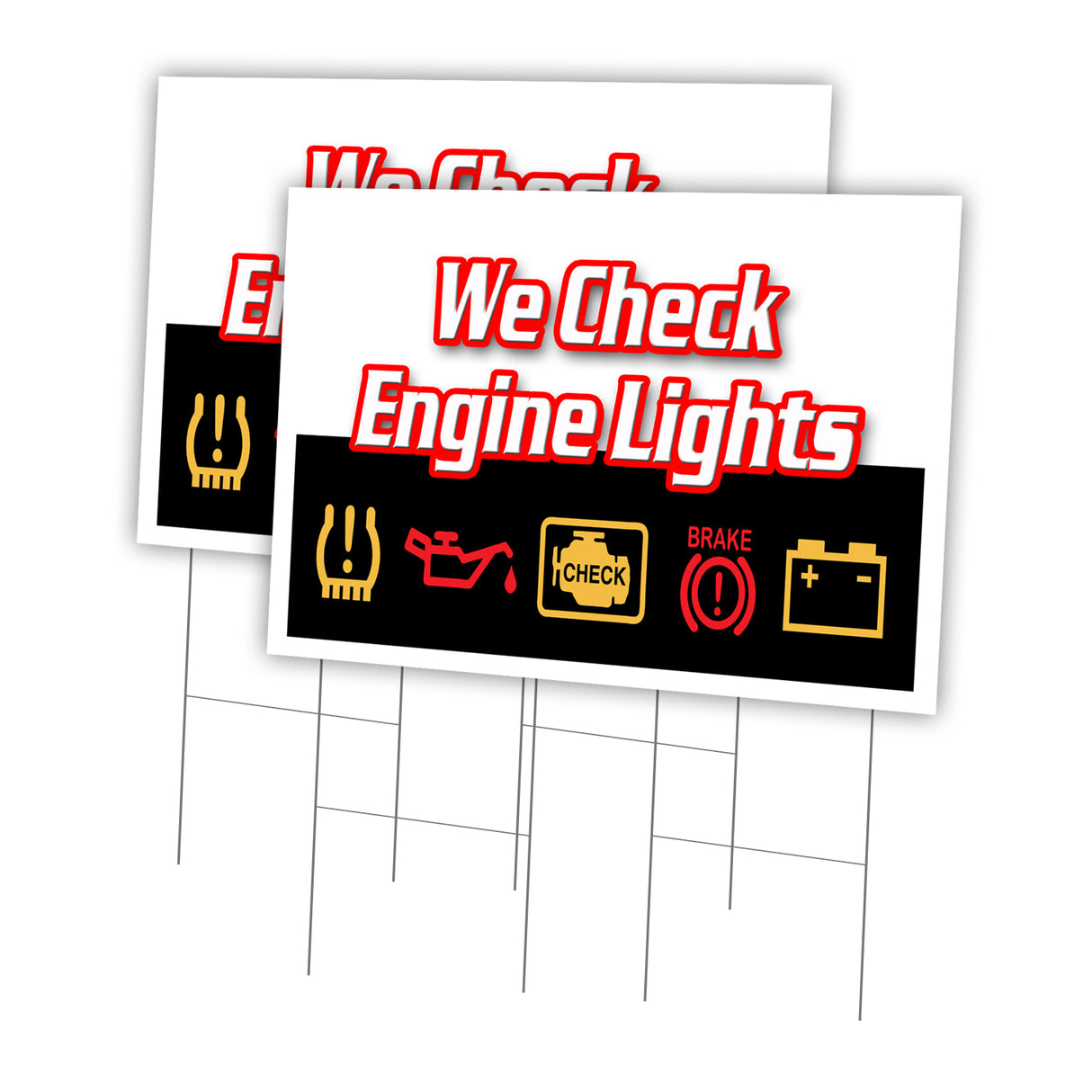 WE CHECK ENGINE LIGHTS