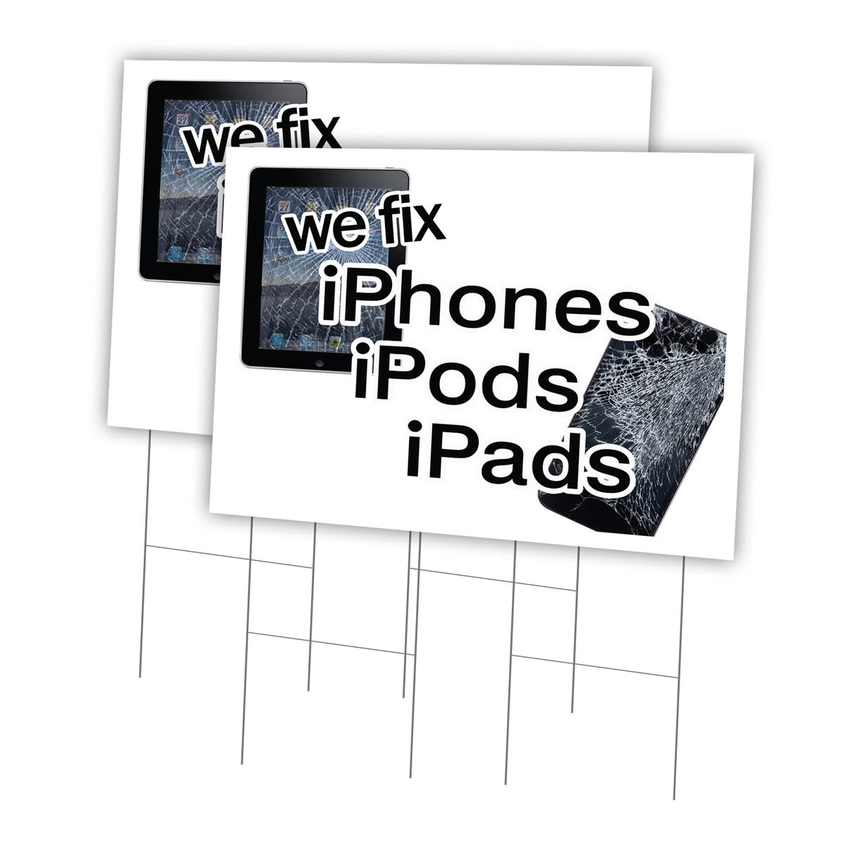 WE FIX IPHONES IPODS IPADS