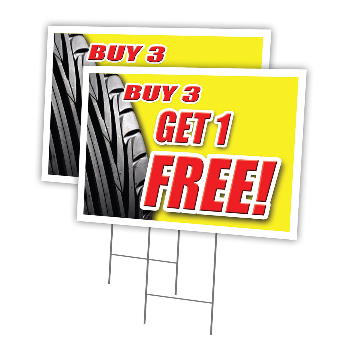 BUY 3 TIRES GET 1 FREE