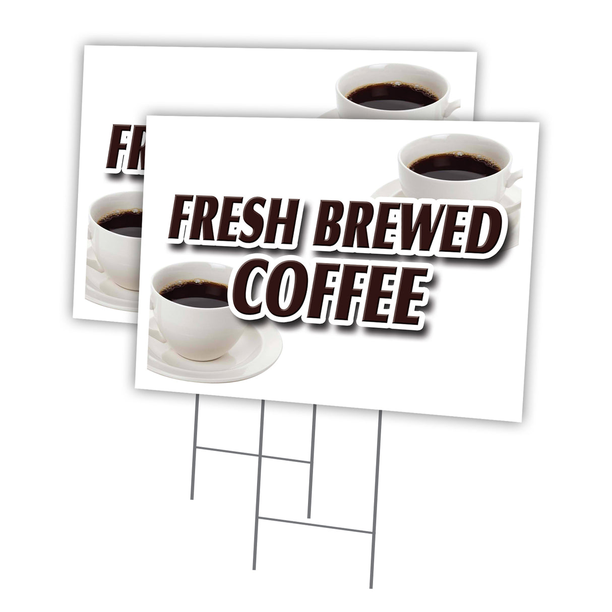 FRESH BREWED COFFEE