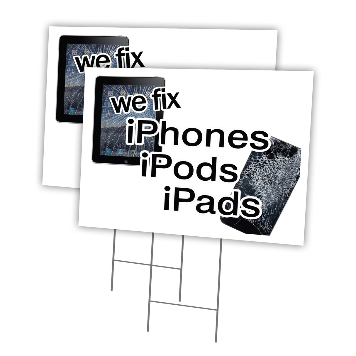 WE FIX IPHONES IPODS IPADS