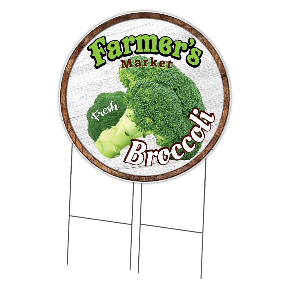 Farmer's Market Broccoli Circle