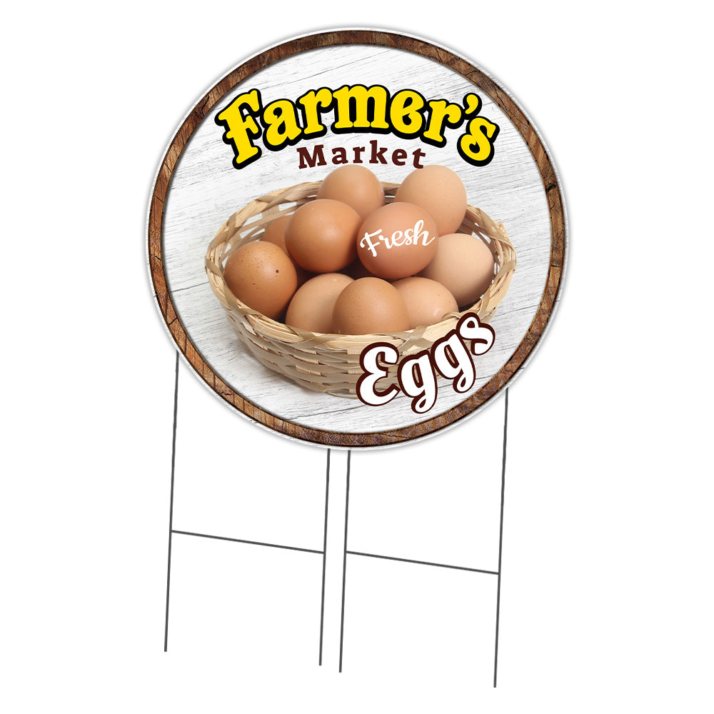 Farmer's Market Eggs Circle