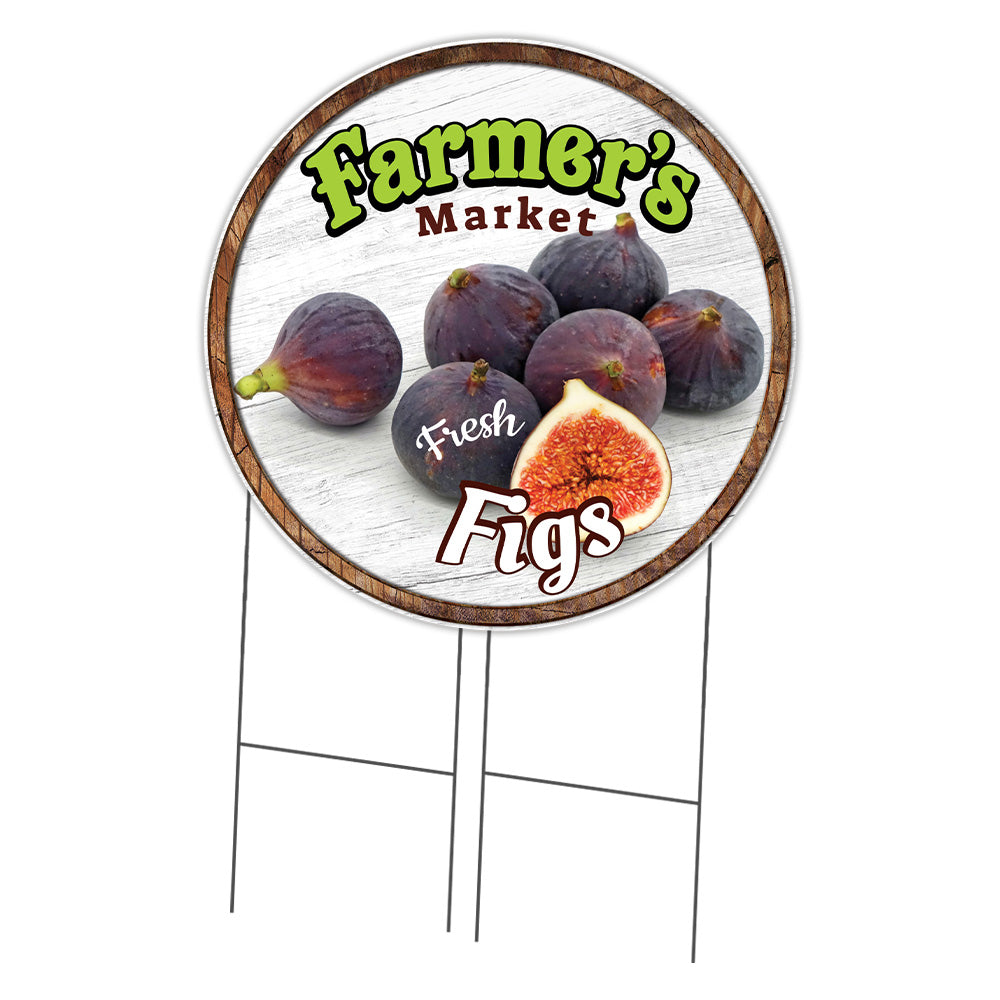 Farmer's Market Figs Circle