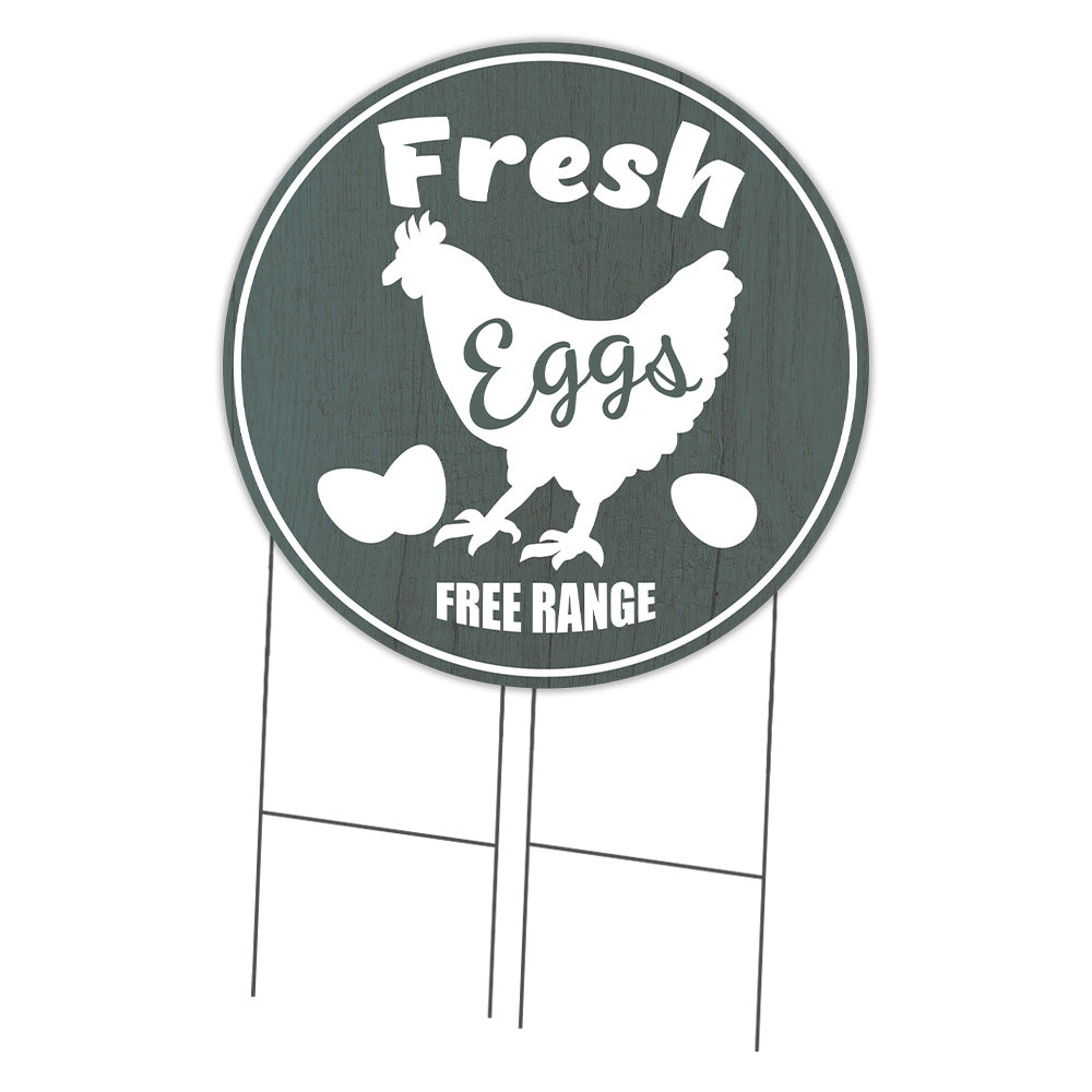 Farmer's Market Fresh Eggs Circle