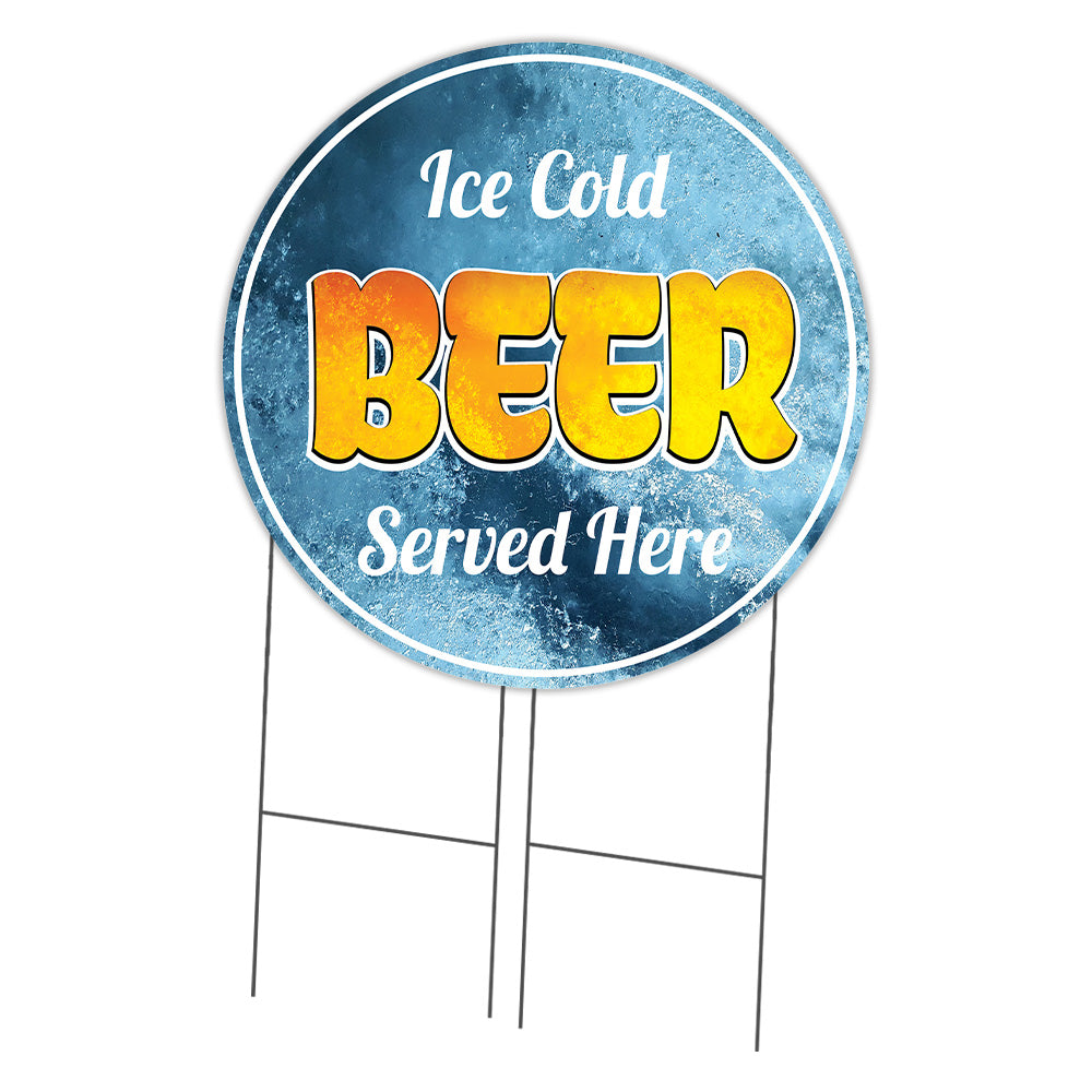 Farmer's Market Ice Cold Beer Circle