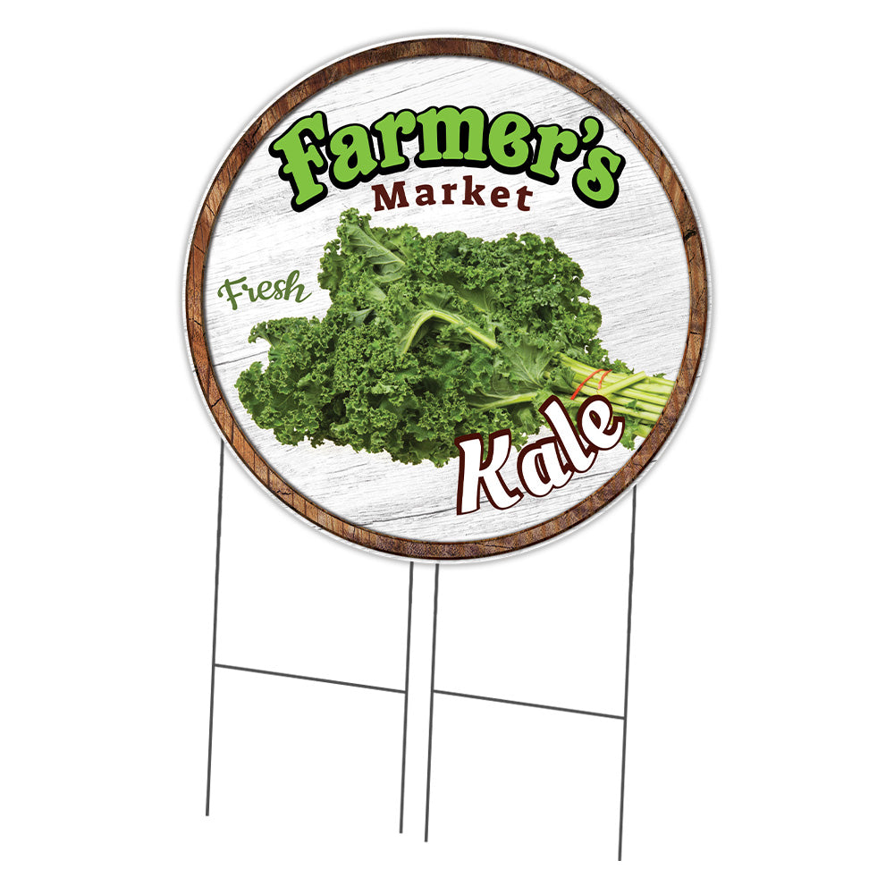 Farmer's Market Kale Circle