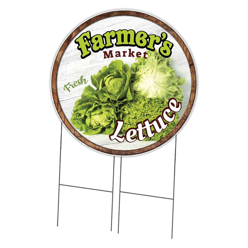 Farmer's Market Lettuce Circle