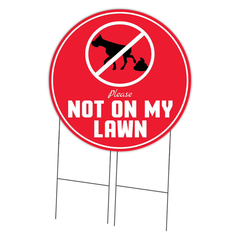 Not On My Lawn Circle