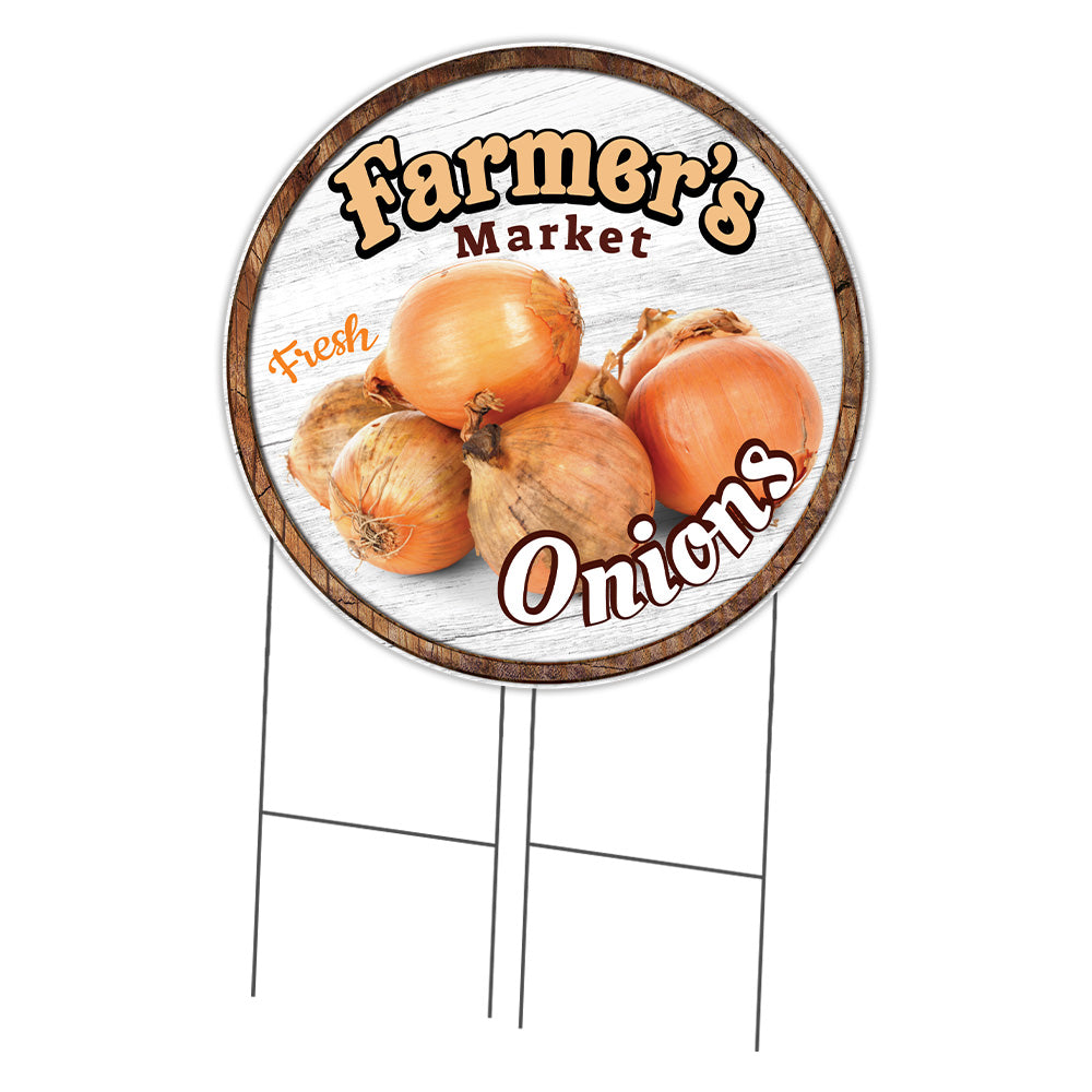 Farmer's Market Onions Circle