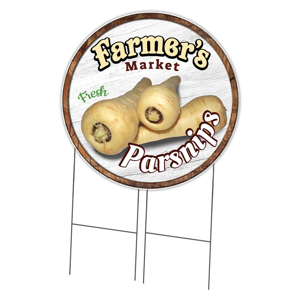 Farmer's Market Parsnips Circle