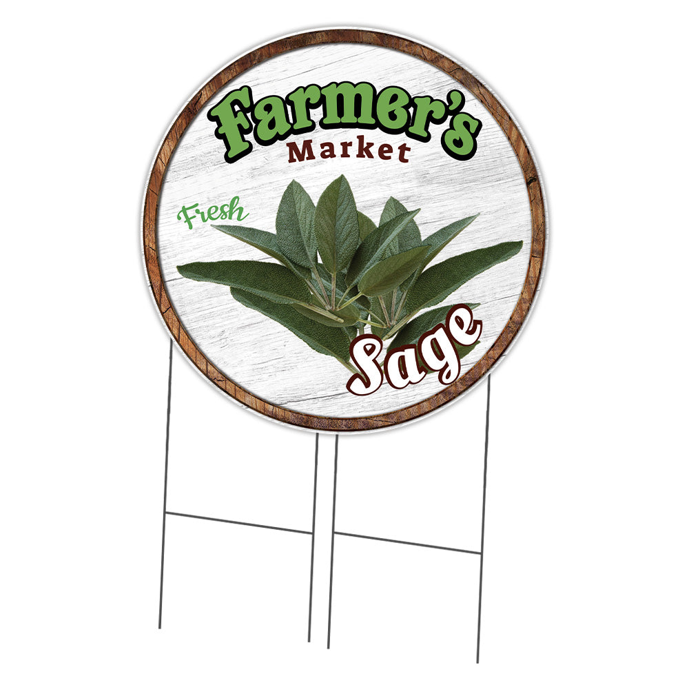 Farmer's Market Sage Circle
