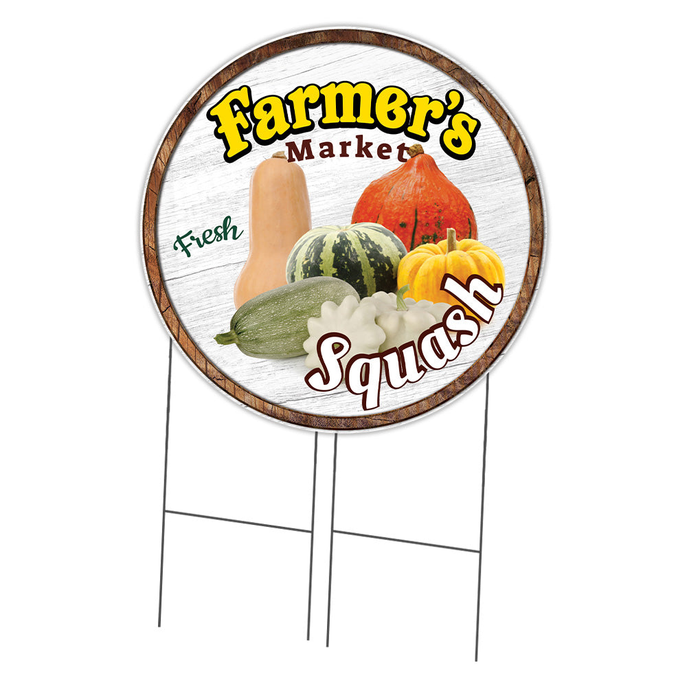 Farmer's Market Squash Circle