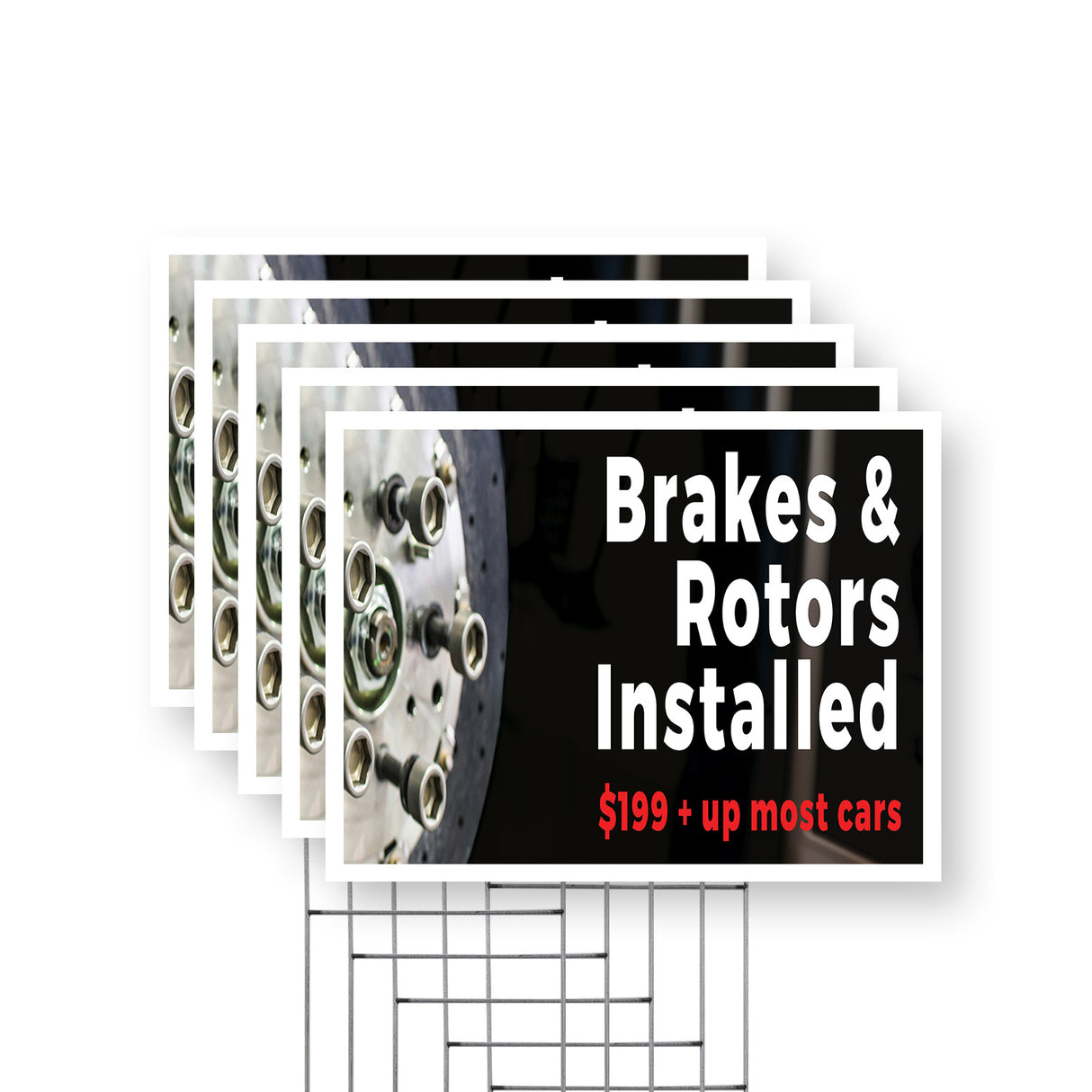 Brakes and Rotors Installed
