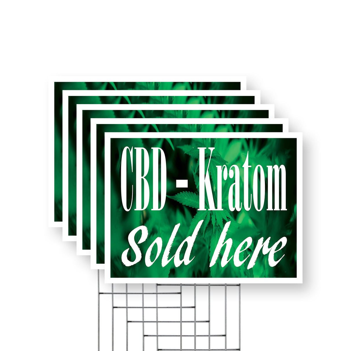 CBD and Kratom Sold Here