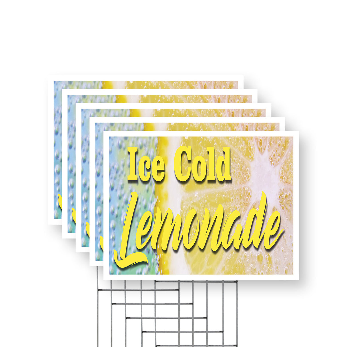 Iced Cold Lemonade