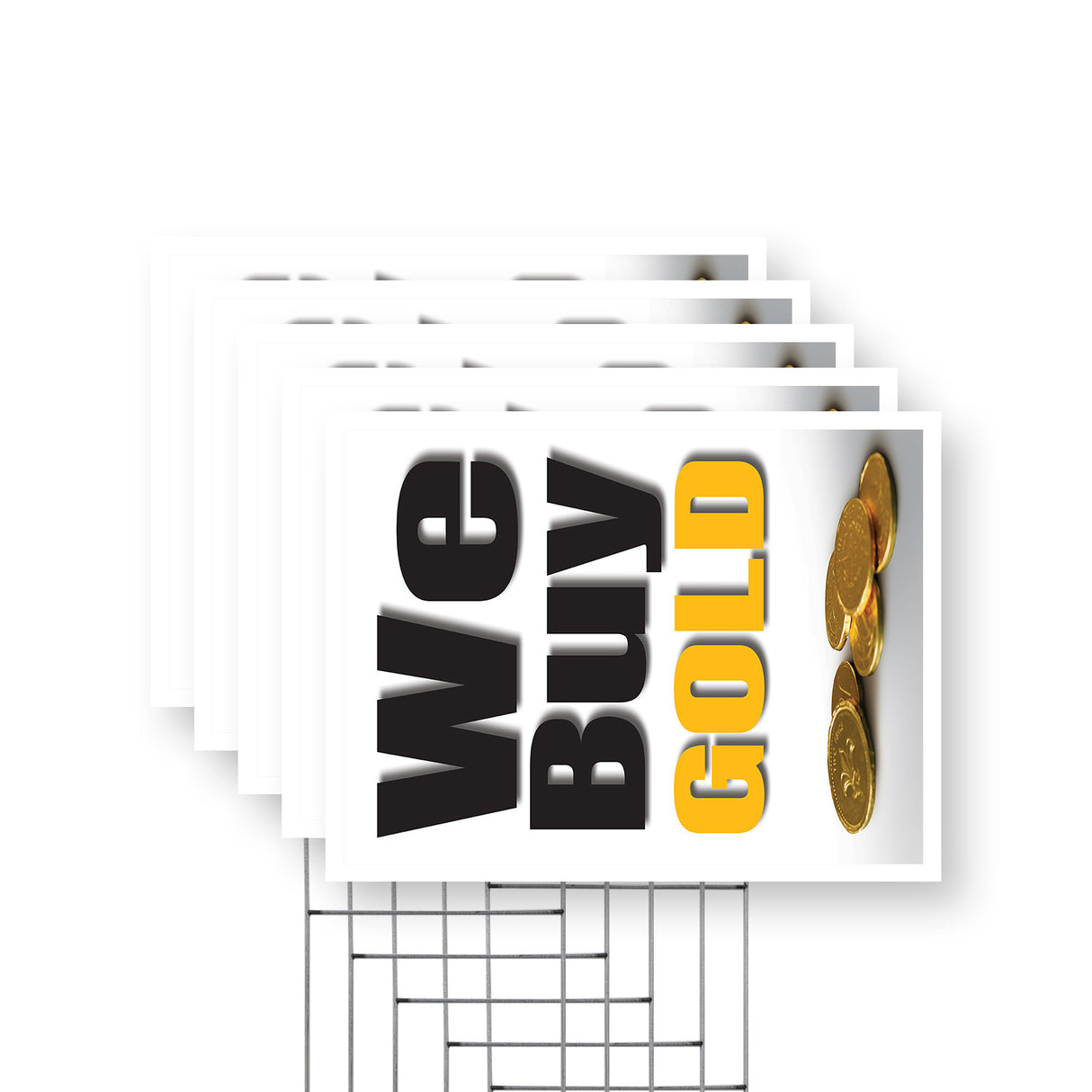 We Buy Gold Vertical