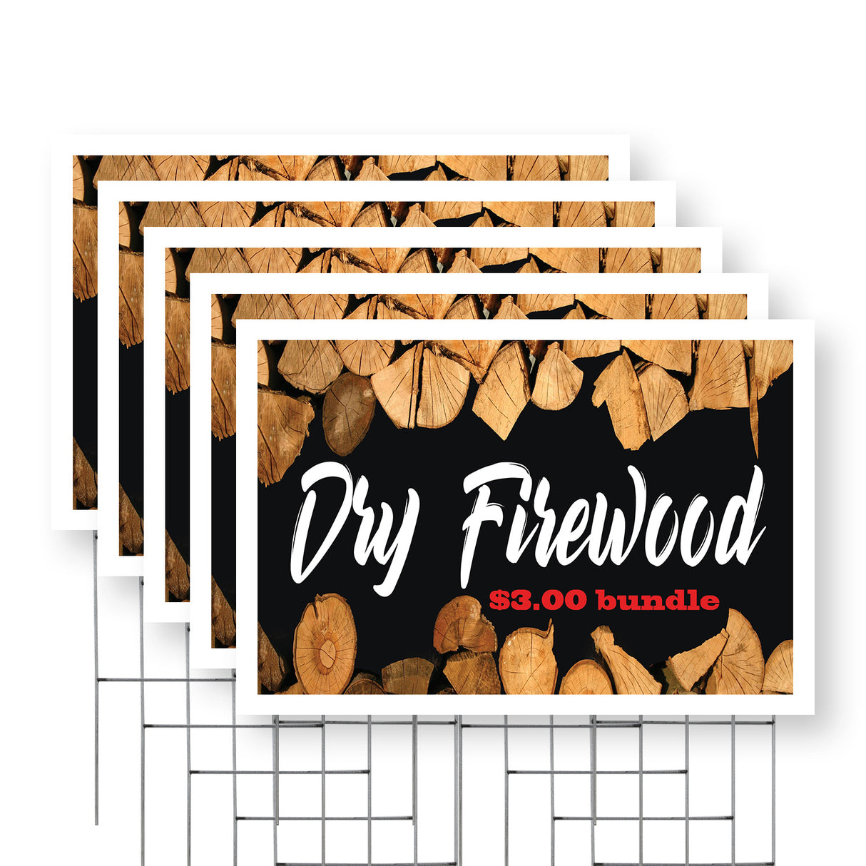 Dry Firewood $3.00 a Bundle