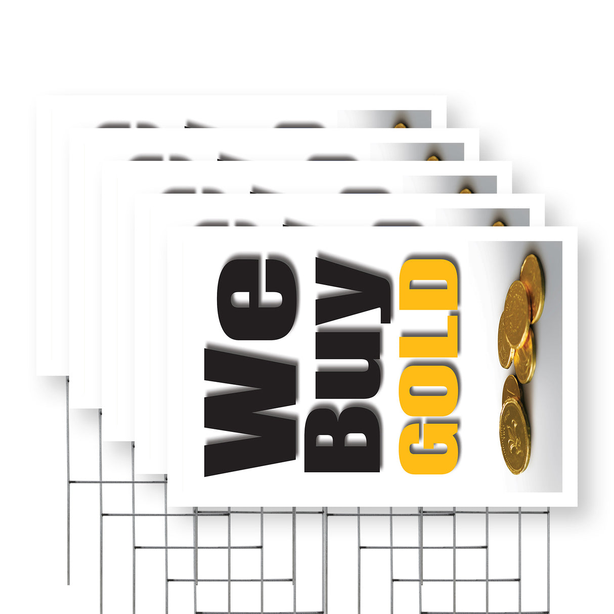 We Buy Gold Vertical