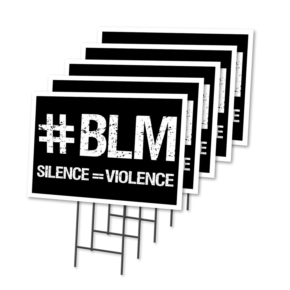 Black Lives Matter Silence = Violence