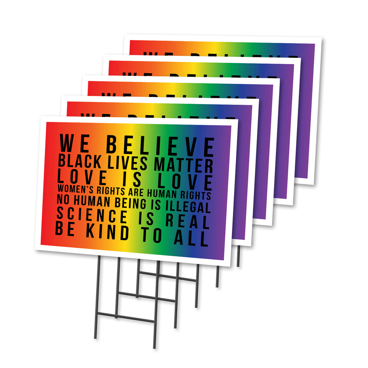 Black Lives Matter We Believe