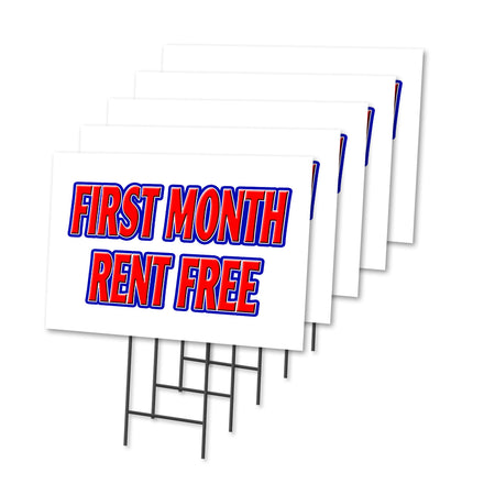 FIRST MONTH RENT FREE