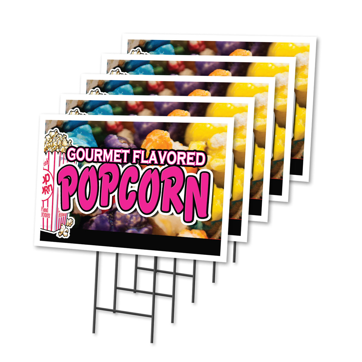 GOURMET FLAVORED POPCORN