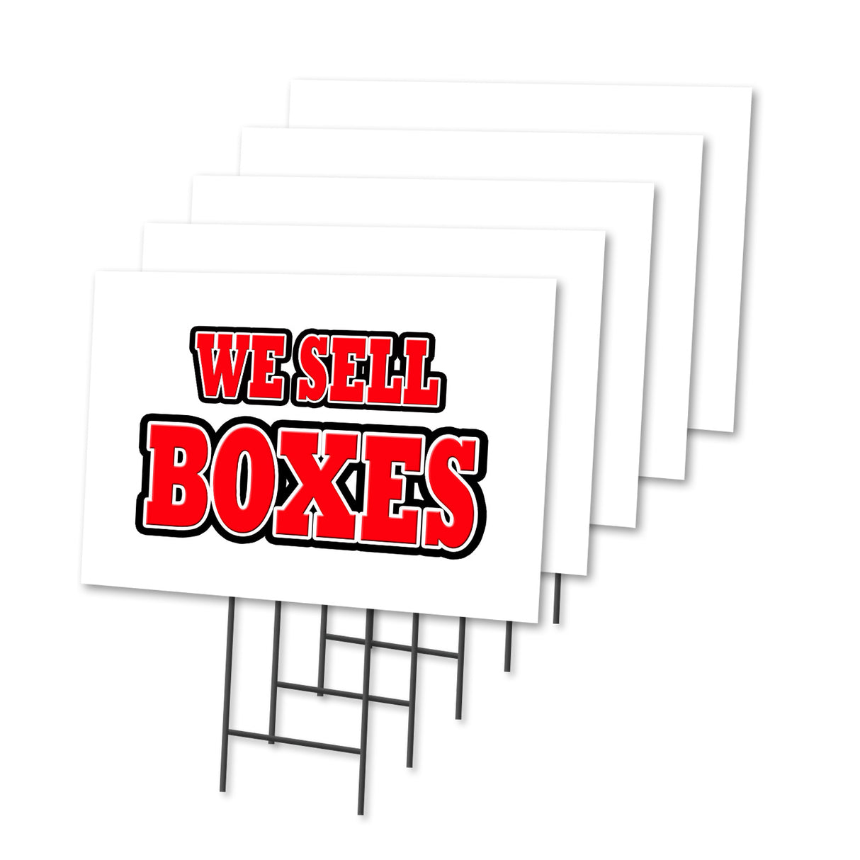 WE SELL BOXES
