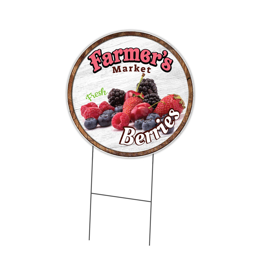 Farmer's Market Berries Circle